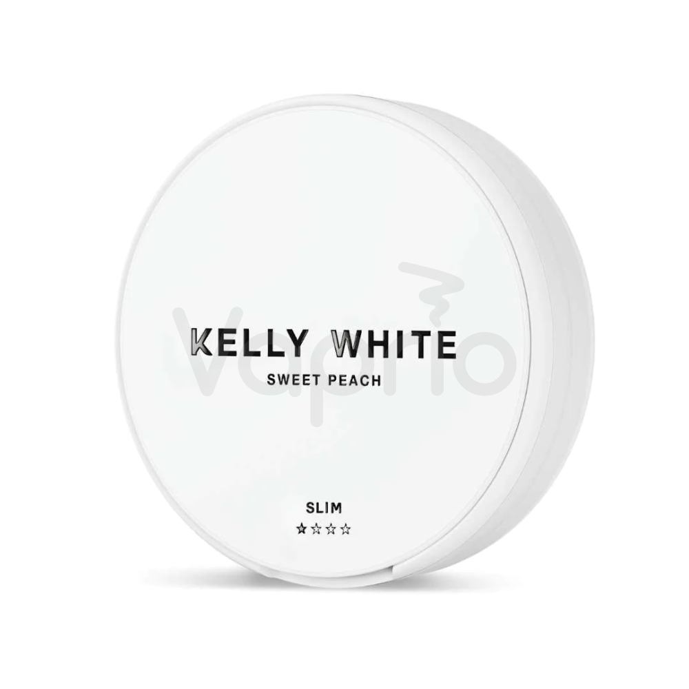 Kelly White Sweet Peach (Sladká broskyňa) 6mg - Nikotínové vrecká