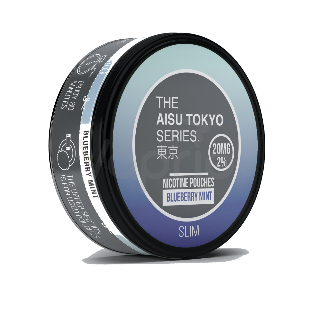 Zap! Juice The Aisu Tokyo Series Blueberry Mint (Borůvka a máta) 20mg - Nikotinové sáčky