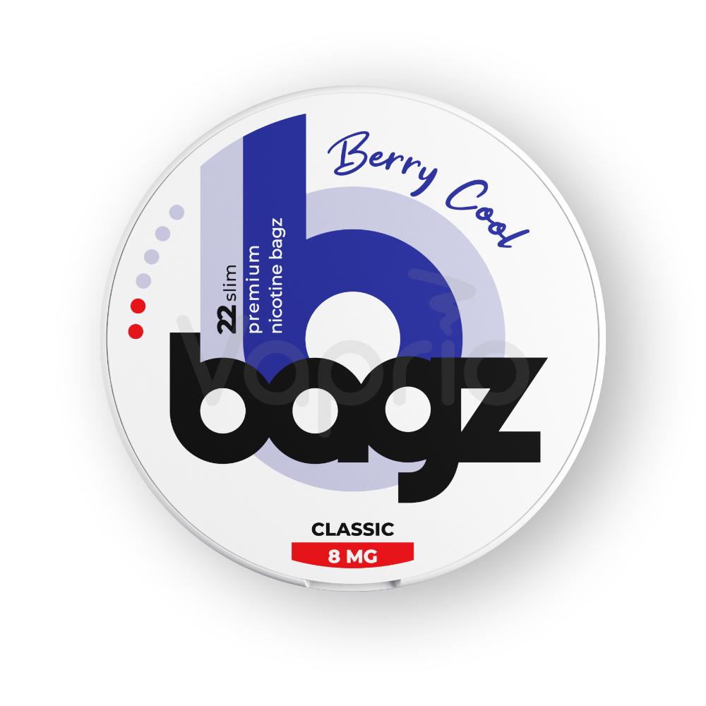 Bagz BERRY COOL 8mg - Nicotine Pouches
