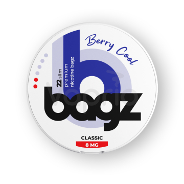 Bagz BERRY COOL (Chladivé bobule) 8mg - Nikotinové sáčky
