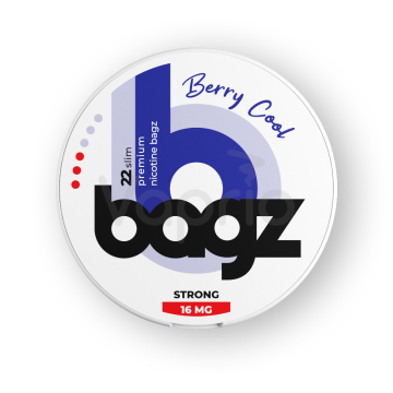 Bagz BERRY COOL (Chladivé bobule) 16mg - Nikotínové vrecká