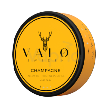VALO Champagne (Šampanské víno) 4mg - Nikotínové vrecká