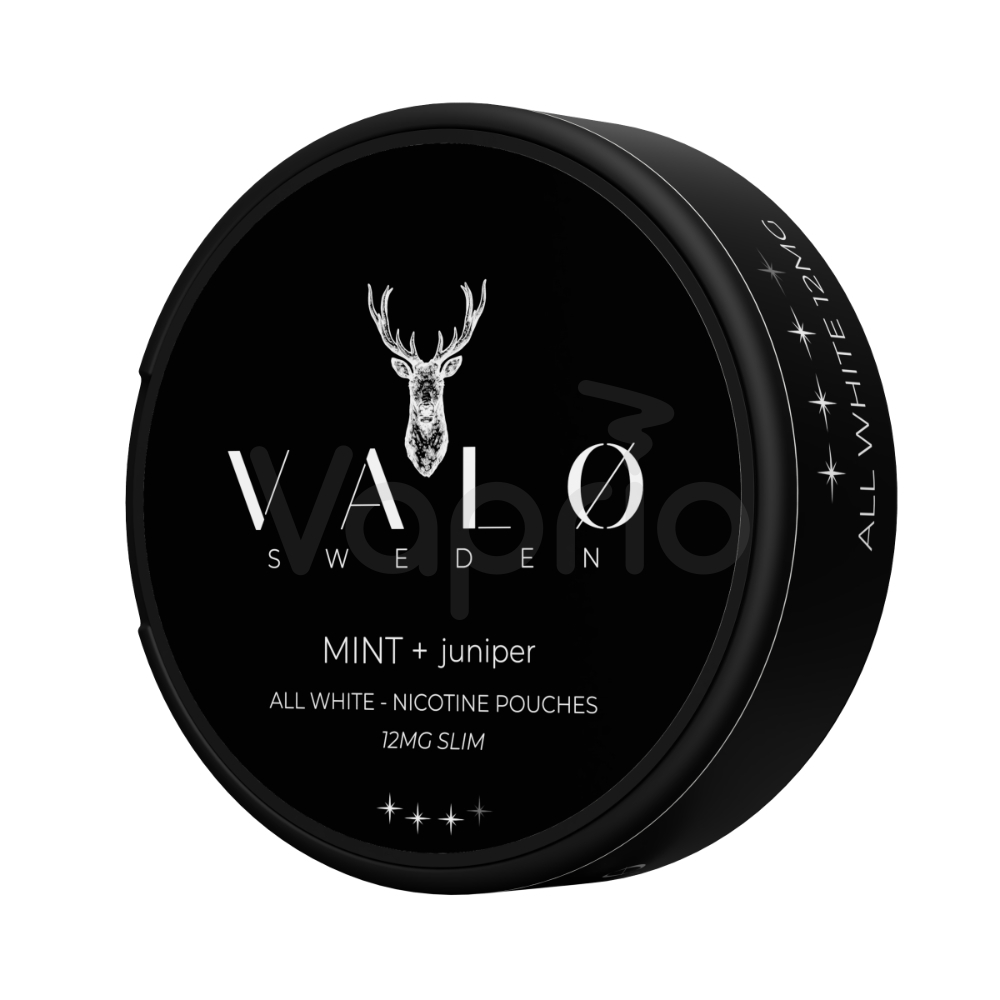 VALO Mint + Juniper (Mäta a borievka) 12mg - Nikotínové vrecká