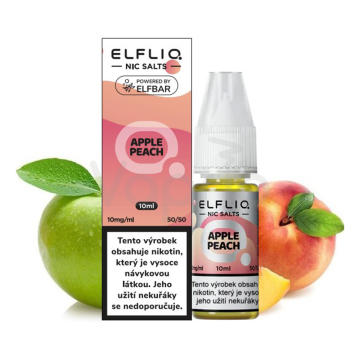 ELFLIQ Nic SALT - Jablko a broskev (Apple Peach) 10ml