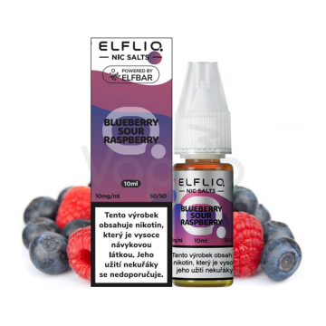 ELFLIQ Nic SALT - Čučoriedka a malina (Blueberry Sour Raspberry) 10ml