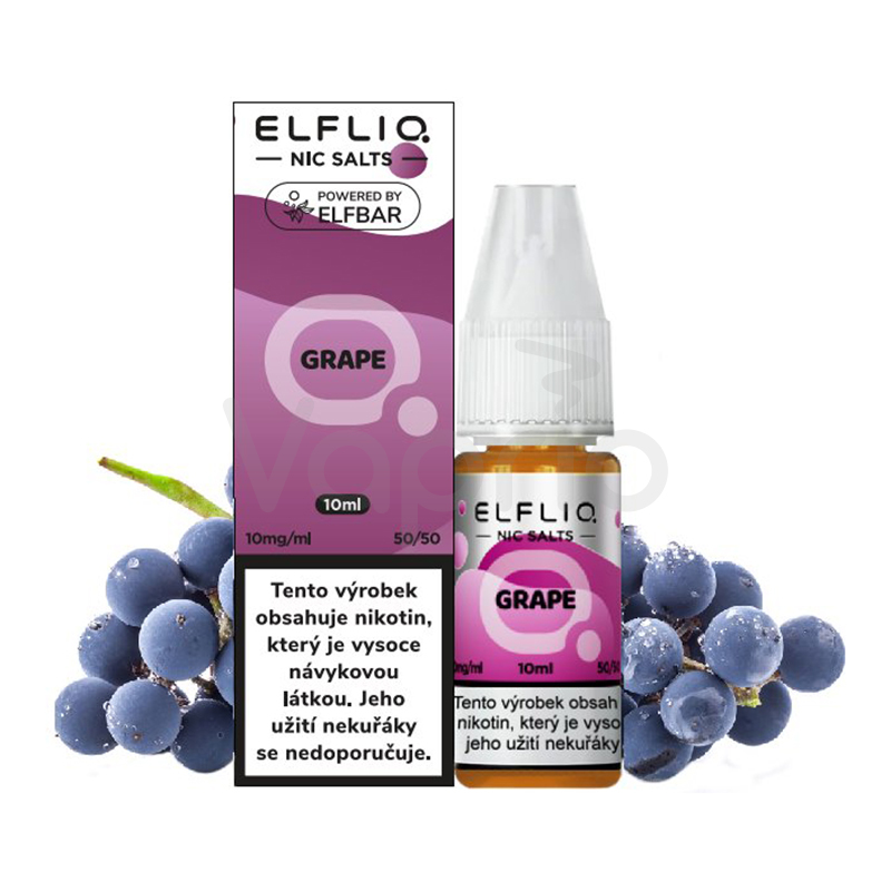 ELFLIQ Nic SALT - Hrozno (Grape) 10ml