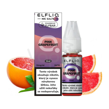 ELFLIQ Nic SALT - Růžový grep (Pink Grapefruit) 10ml