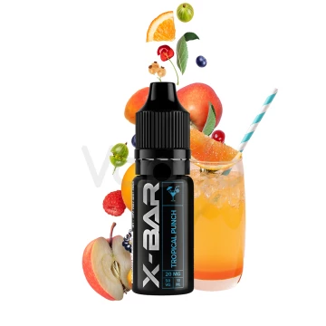 J-Well X BAR Nic SALT - Tropický punč (Tropical Punch) 10ml