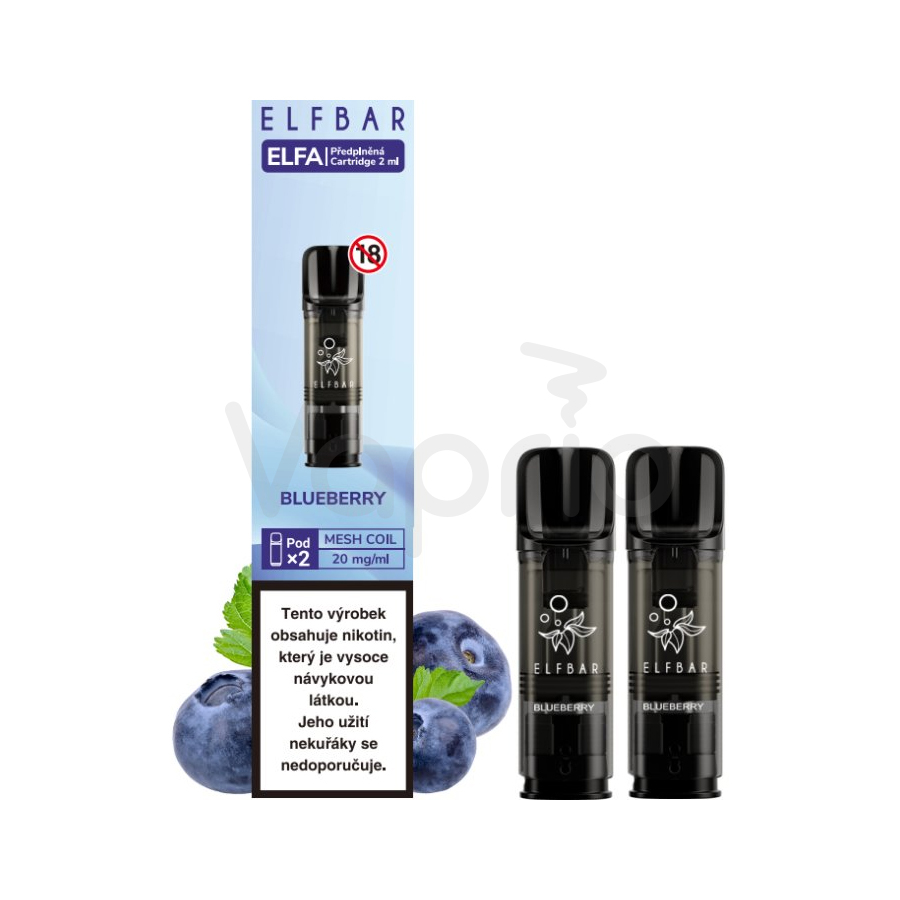 Elf Bar ELFA Pods cartridge Borůvka (Blueberry), 2ks