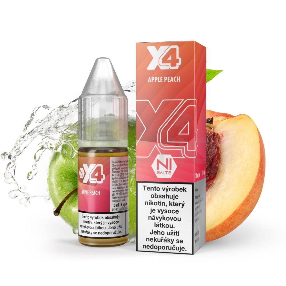 X4 Bar Juice - Jablko a broskyňa (Apple Peach)