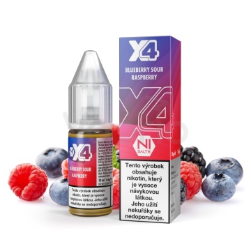 X4 Bar Juice - Čučoriedka a malina (Blue Sour Raspberry)