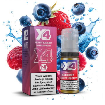 X4 Bar Juice - Borůvka a malina (Blue Sour Raspberry)