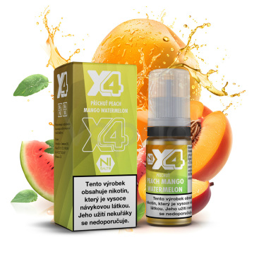 X4 Bar Juice - Broskev, mango a meloun (Peach Mango Watermelon)