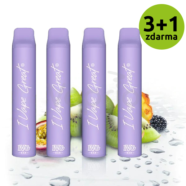 IVG Bar Plus - Marakuja (Passionfruit) - jednorázová cigareta 4ks