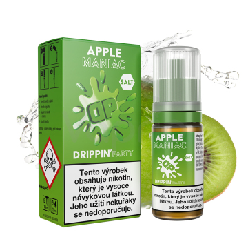Drippin Salt Party - Apple Maniac (Chladivé jablko a kyselé kiwi) 10ml