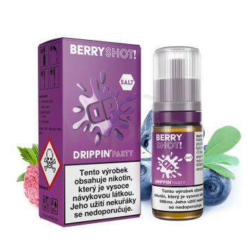 Drippin Salt Party - Berryshot (Kyselé maliny a sladké borůvky) 10ml