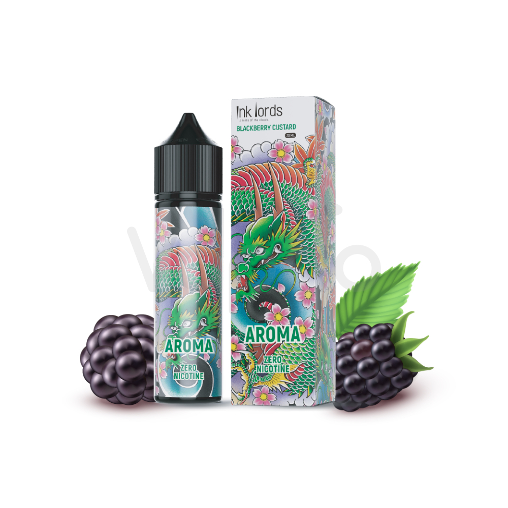 INK LORDS - Ostružinový custard (Blackberry Custard) - Shake and Vape