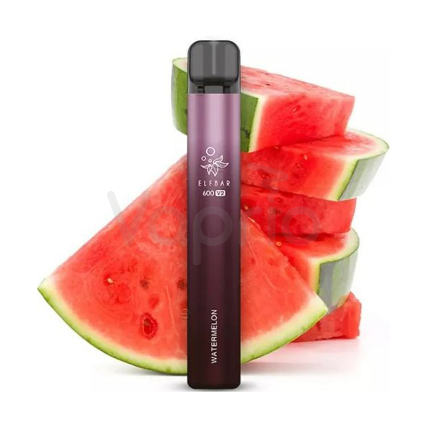 Elf Bar 600 V2 - Vodový melón (Watermelon) - jednorazová e-cigareta