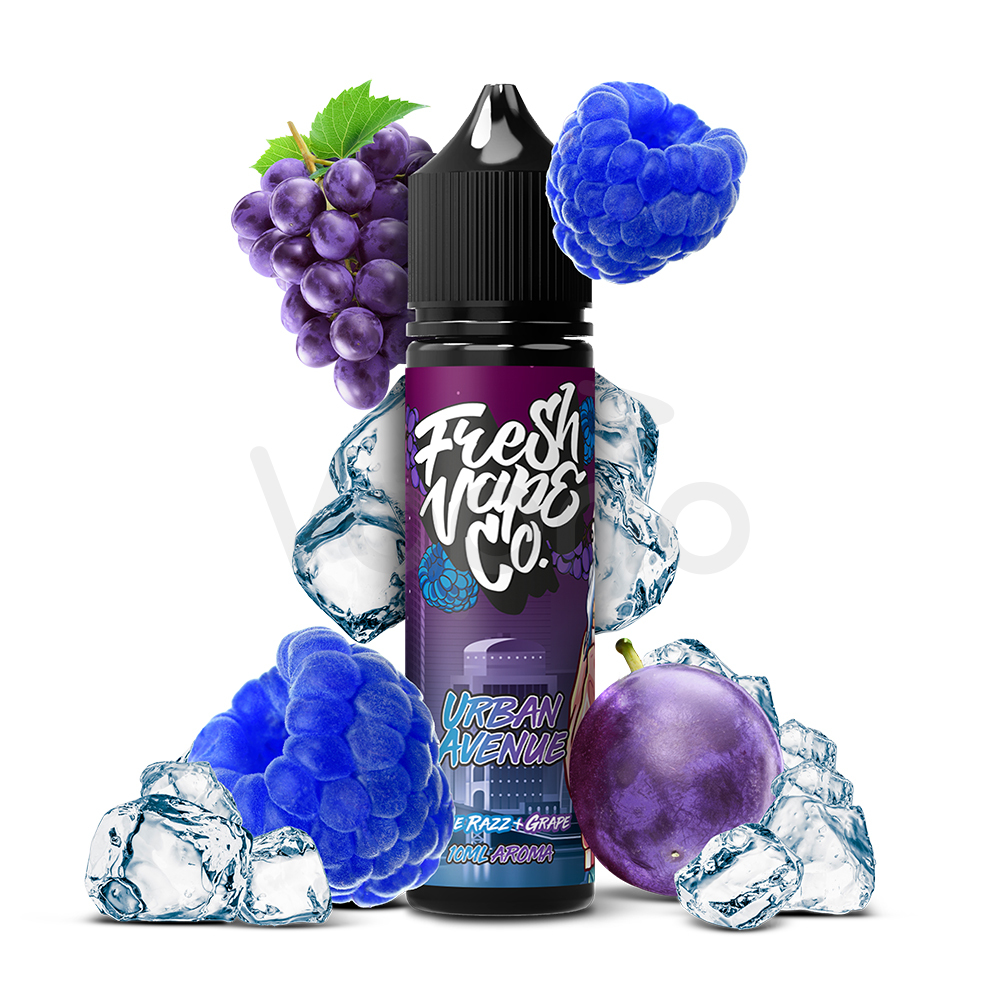 Fresh Vape co - Hroznové víno a modrá malina (Urban Avenue) - Shake and Vape