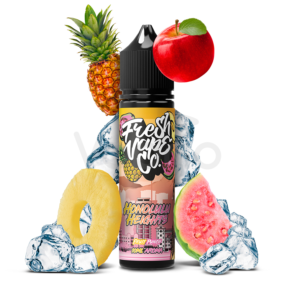 Fresh Vape co - Guava, ananas a jablko (Honolulu Heights) - Shake and Vape