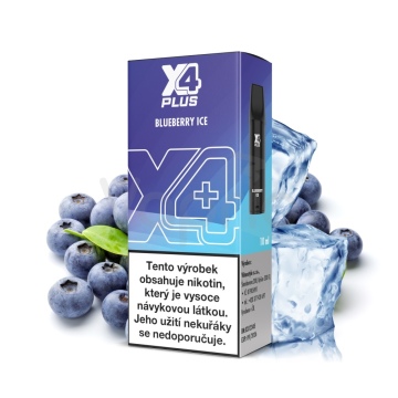 X4 Plus Pod - Chladivá čučoriedka (Blueberry Ice)
