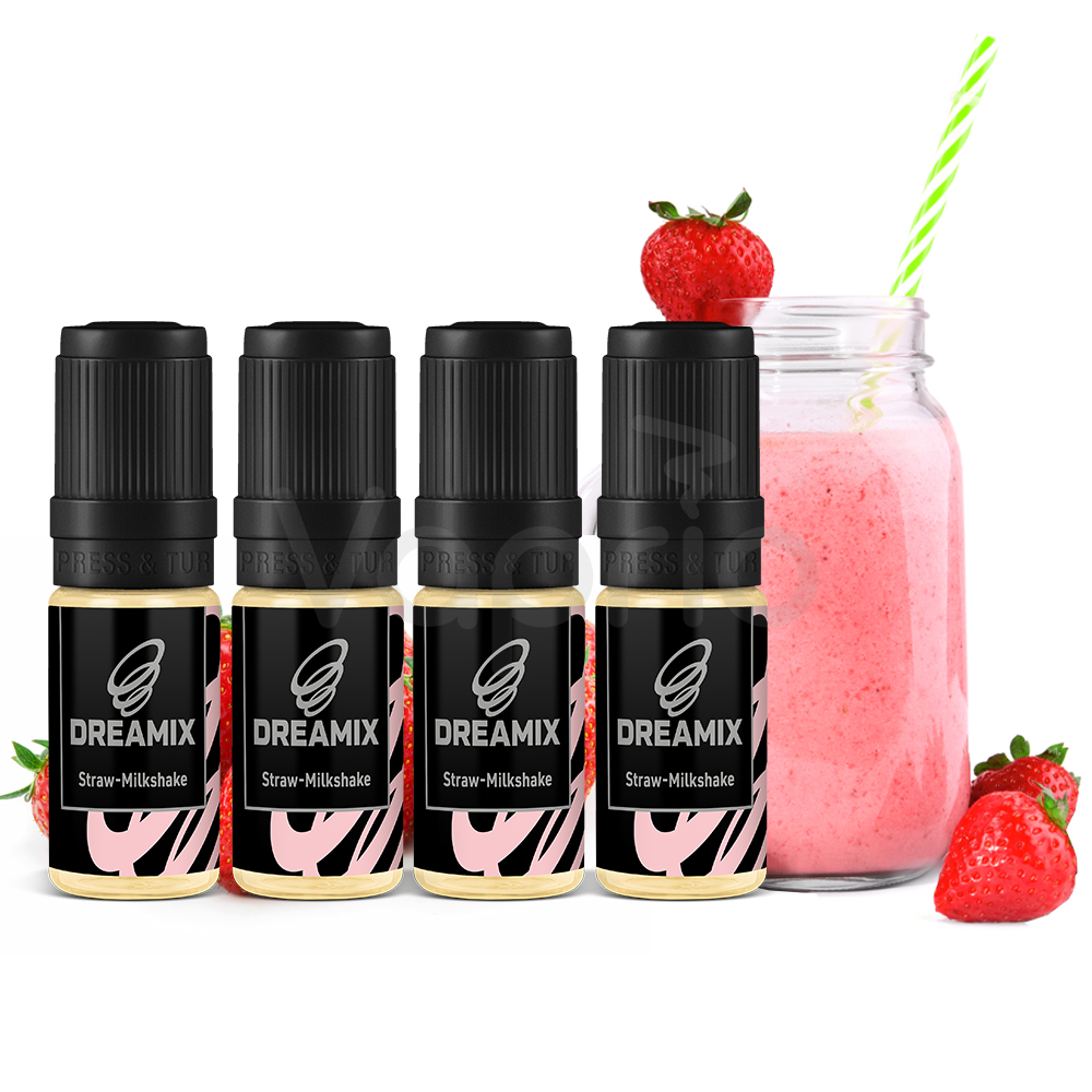 Dreamix - Jahodový milkshake (Straw Milkshake) 4x10ml bez nikotínu