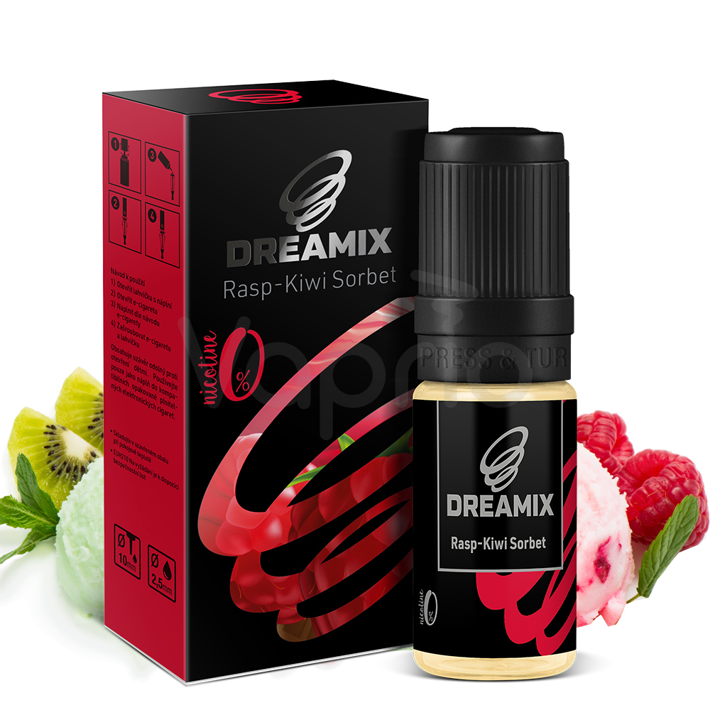 Dreamix - Malina a kiwi sorbet (Rasp-Kiwi Sorbet) bez nikotínu