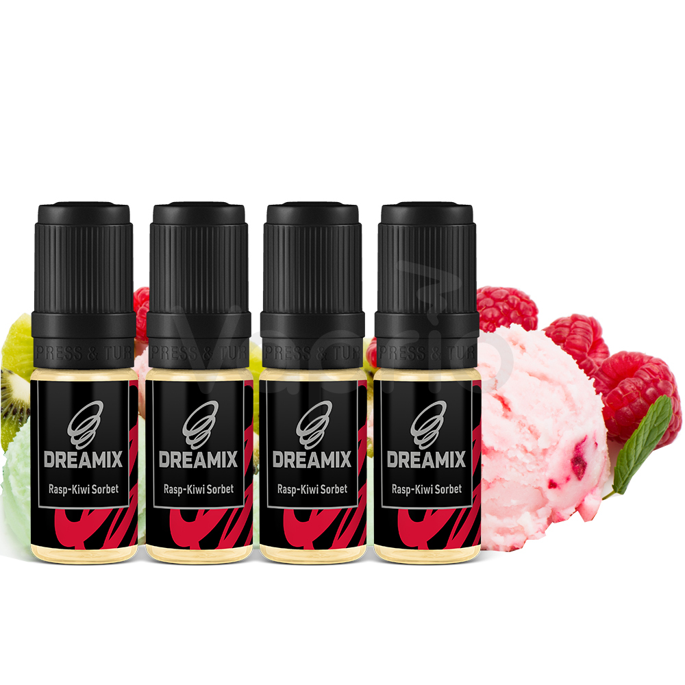 Dreamix - Malina a kiwi sorbet (Rasp-Kiwi Sorbet) 4x10ml bez nikotínu