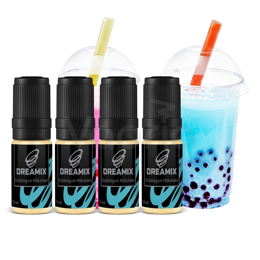 Dreamix - Žuvačkový mliečny koktail (Bubblegum Milkshake) 4x10ml bez nikotínu