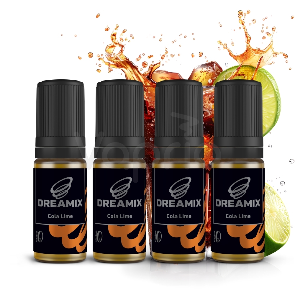 Dreamix - Cola s limetkou (Cola Lime) bez nikotínu 4x10ml