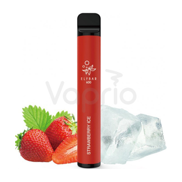 Elf Bar 600 elektronická cigareta - Chladivá jahoda (Strawberry Ice) 20mg