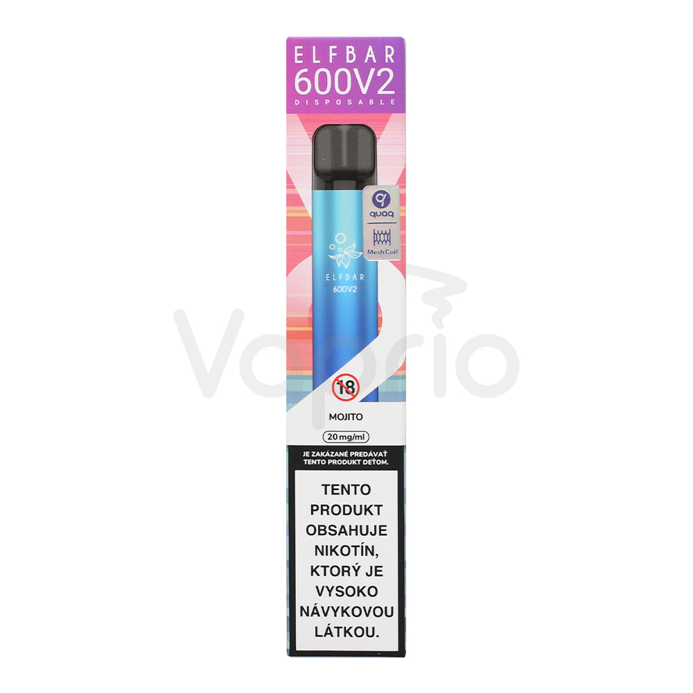 Elf Bar 600 V2 elektronická cigareta - Mojito (Mojito) 20mg
