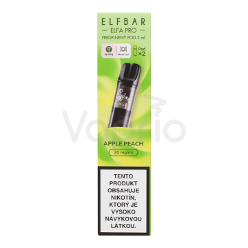 Elf Bar ELFA Pods cartridge Jablko a broskyňa (Apple Peach), 2ks