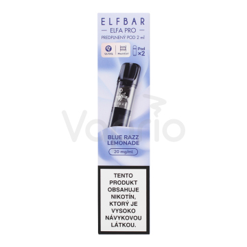 Elf Bar ELFA Pods cartridge Modrá malina a limonáda (Blue Razz Lemonade), 2ks