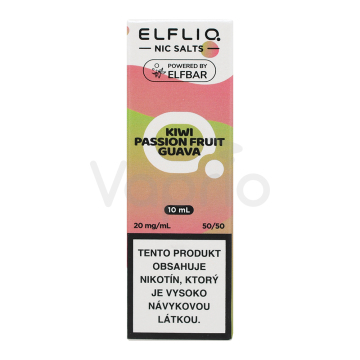 ELFLIQ Nic SALT - Kiwi, marakuja a guava (Kiwi Passion Fruit Guava) 10ml