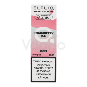 ELFLIQ Nic SALT - Chladivá jahoda (Strawberry Ice) 10ml