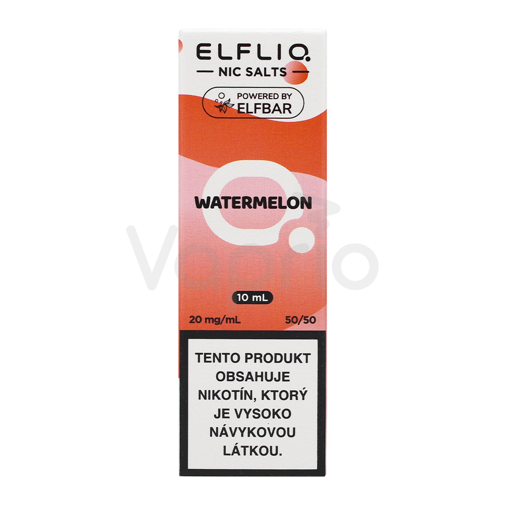 ELFLIQ Nic SALT - Vodový melón (Watermelon) 10ml