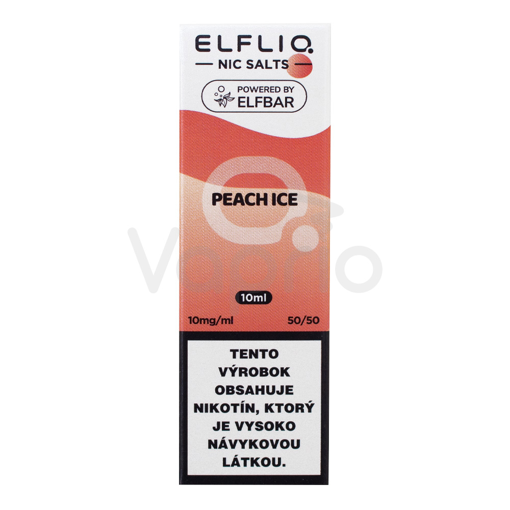 ELFLIQ Nic SALT - Ľadová broskyňa (Peach Ice) 10ml