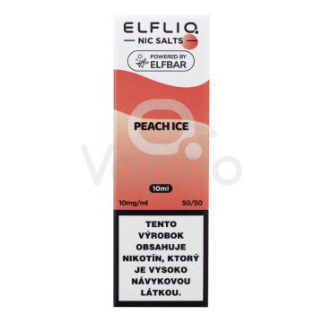 ELFLIQ Nic SALT - Ľadová broskyňa (Peach Ice) 10ml