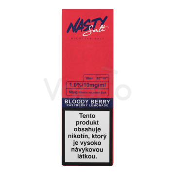 Nasty Juice - Ovocný koktail malinová limonáda (Bloody Berry Raspery Lemonade) 10ml