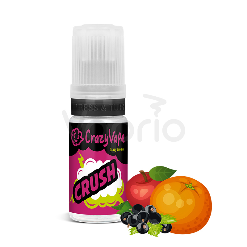 CrazyVape príchuť CRUSH (Čierna ríbezľa, jablko a pomaranč)