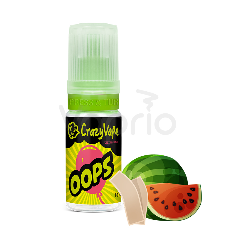 CrazyVape príchuť OOPS (Melónová žuvačka)
