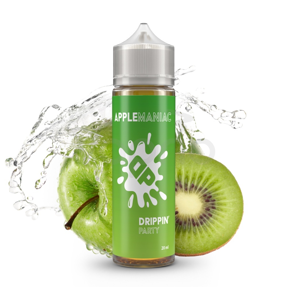 Drippin Party - Apple Maniac (Chladivé jablko a kyselé kiwi) Shake&Vape