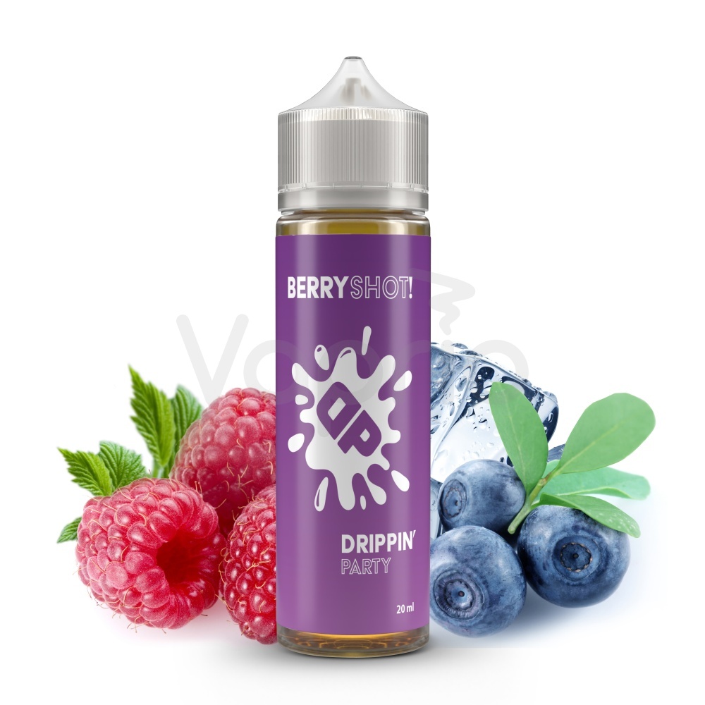 Drippin Party - Berryshot (Kyselé maliny a sladké borůvky) Shake&Vape