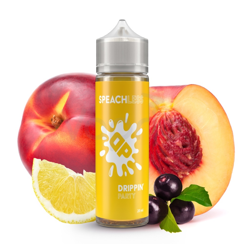 Drippin Party - Speachless (Broskyňová limonáda) Shake&Vape