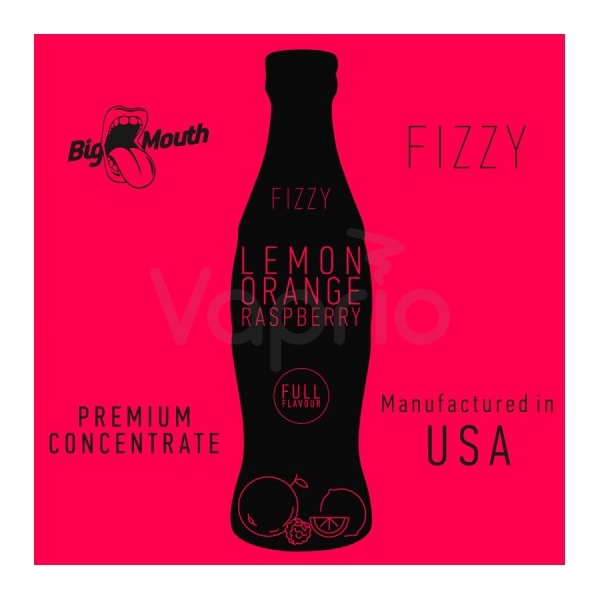 Príchuť Big Mouth FIZZY - Citrón, pomaranč, malina