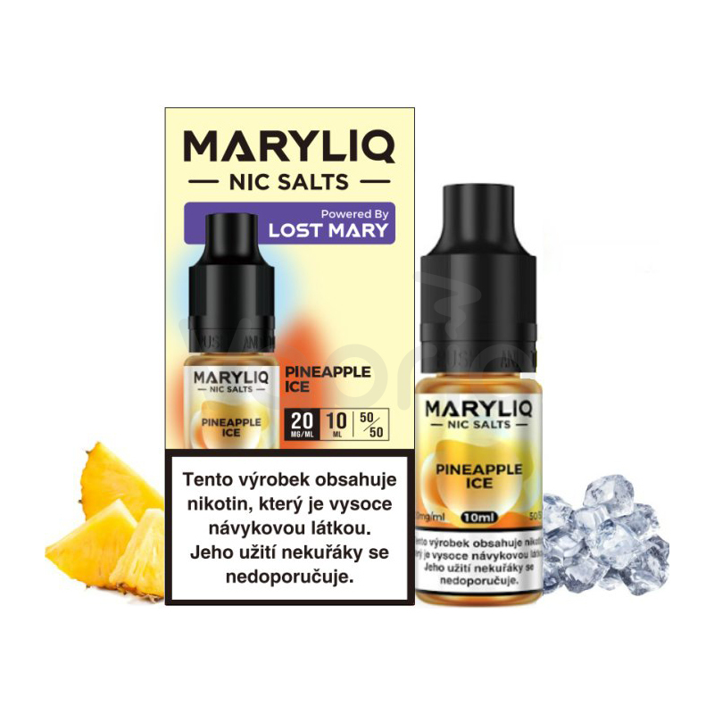 MARYLIQ Nic SALT - Chladivý ananas (Pineapple Ice) 10ml