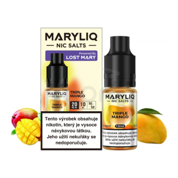 MARYLIQ Nic SALT - Trojité mango (Triple Mango) 10ml