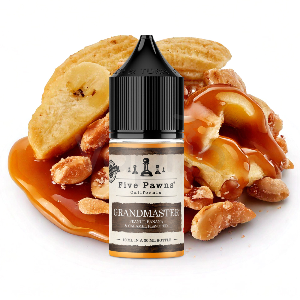 Five Pawns - Grandmaster (Arašídy, banán, karamel) - Shake and Vape