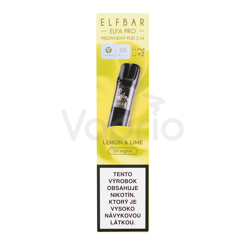 Elf Bar ELFA Pods cartridge Citrónová limetka (Lemon lime), 2ks
